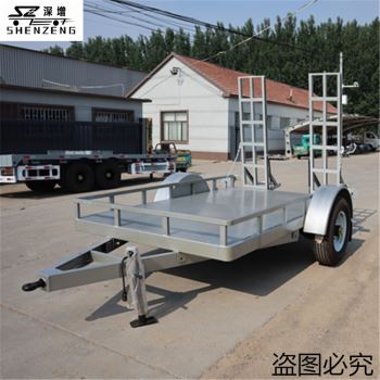 單軸挖掘機(jī)拖車(chē)