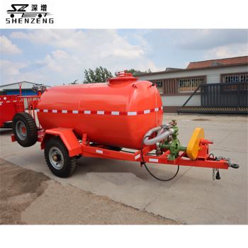 3-5噸水罐拖車(chē)、園林農(nóng)藥噴灑水罐車(chē)、道路除塵水罐拖車(chē)